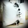 Tango perlen armband cube schwarz-glas-murano-venedig
