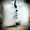 Tango perlen armband cube schwarz-glas-murano-venedig