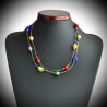 Mia red necklace genuine murano glass of venice