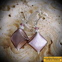 Dune parma earrings in real glass of murano