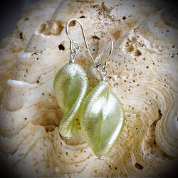 Torsade earrings in real glass of murano