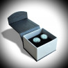 Craquele grey silver cufflinks in genuine murano glass from venice