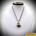 Horizon green olive and parma pendant murano glass from venice