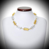 Schmuckkette gold aus Murano-Glas aus Venedig