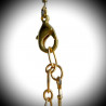 Charly gold bracelet in genuine murano glass from venice