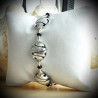 Charly bracelet silver genuine murano glass of venice