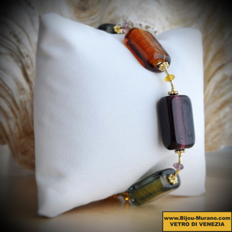Bracelet genuine murano glass of venice