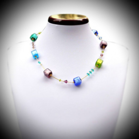 Collier en verre de murano de venise