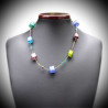 Collier america en verre de murano de venise