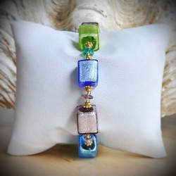 Ocean armband echtes muranoglas aus venedig