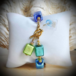 Ocean armband echtes muranoglas aus venedig